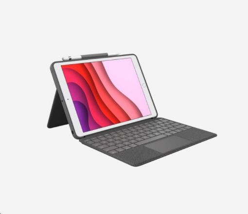 Obrázek Logitech Pouzdro s klávesnicí Combo Touch for iPad (7th generation), UK, Graphite