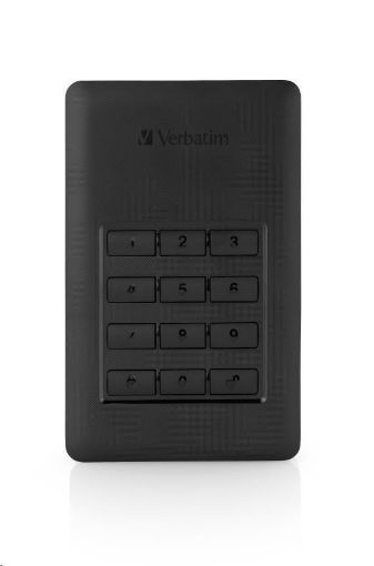 Obrázek VERBATIM Externí HDD 2TB Incl.KEYPAD USB3.1 USB 3.0 GDPR