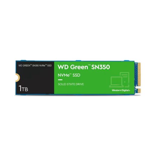 Obrázek WD GREEN SSD NVMe 1TB PCIe SN350, Geb3 8GB/s, (R:3200/W:2500 MB/s)