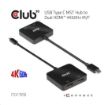 Obrázek Club3D Video hub MST (Multi Stream Transport) USB-C 3.2 na HDMI 2.0, Dual Monitor 4K60Hz