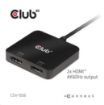 Obrázek Club3D Video hub MST (Multi Stream Transport) USB-C 3.2 na HDMI 2.0, Dual Monitor 4K60Hz