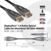 Obrázek Club3D Kabel DisplayPort 1.4 Active Optical Unidirectional 4K120Hz 8K60Hz (M/M), 20m