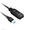 Obrázek Club3D Kabel USB 3.2 Gen1 Active Repeater Cable M/F 28AWG, 5m