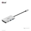 Obrázek Club3D hub USB-C Gen2 PD na 2x USB-C 10G porty a 2x USB-A 10G porty