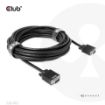 Obrázek Club3D kabel oboustranný VGA, M/M, 28AWG, 10m