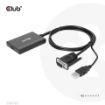 Obrázek Club3D kabel VGA a USB-A na HDMI s ocáskem, M/F, 0.6m