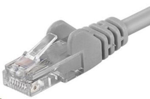 Obrázek PremiumCord Patch kabel UTP RJ45-RJ45 CAT6 0.5m šedá