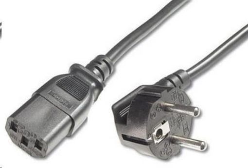 Obrázek PREMIUMCORD Kabel napájecí 230V/10A, zahnutá vidlice,  2m