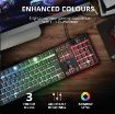 Obrázek TRUST herní klávesnice GXT 835 Azor Illuminated Gaming Keyboard CZ/SK