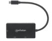 Obrázek MANHATTAN Adaptér - Converter A/V USB-C 3v1 (HDMI, VGA, DVI)