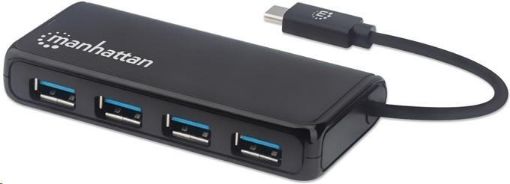 Obrázek MANHATTAN USB-C Hub 4-port USB 3.2 Gen 1 Hub