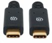 Obrázek Manhattan USB-C kabel, USB 3.1, Gen 1, USB-C Male na USB-C Male, 5 Gbps, 2m, černá