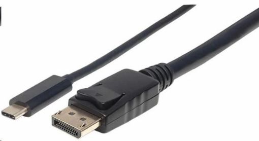 Obrázek Manhattan kabel USB-C na DisplayPort, 1m, černá