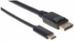 Obrázek Manhattan kabel USB-C na DisplayPort, 1m, černá