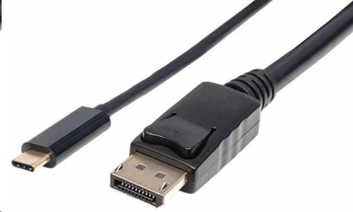 Obrázek Manhattan kabel USB-C na DisplayPort, 2m, černá