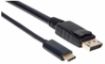 Obrázek Manhattan kabel USB-C na DisplayPort, 2m, černá