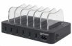 Obrázek Manhattan USB nabíjecí stanice, 6-Port USB Charging Station, USB-A, černá