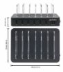 Obrázek Manhattan USB nabíjecí stanice, 6-Port USB Charging Station, USB-A, černá