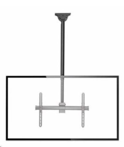 Obrázek MANHATTAN Stropní držák TV, natáčecí (0-25°/360°, 37”-70”, max. 50kg)