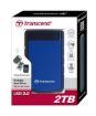 Obrázek TRANSCEND externí HDD 2,5" USB 3.0 StoreJet 25H3B, 4TB, Blue (nárazuvzdorný)