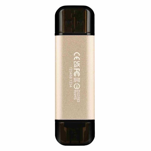 Obrázek TRANSCEND Flash Disk 256GB JetFlash®930C, TLC, USB 3.2/USB Type C (R:420/W:400 MB/s) černý