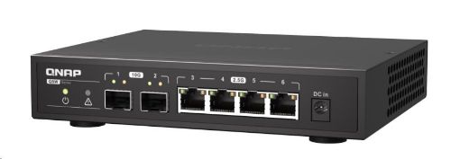 Obrázek QNAP switch QSW-2104-2S (4x2,5GbE,2xSFP+,fanless)