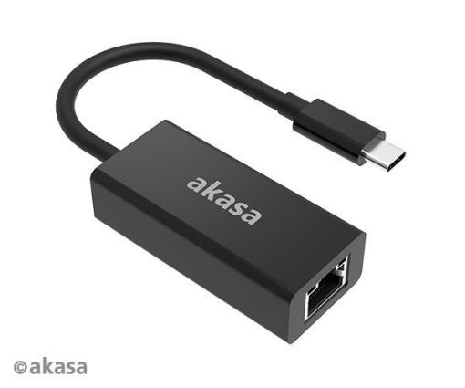 Obrázek AKASA redukce USB-C na RJ45 (Ethernet), 2.5Gbps, 15cm