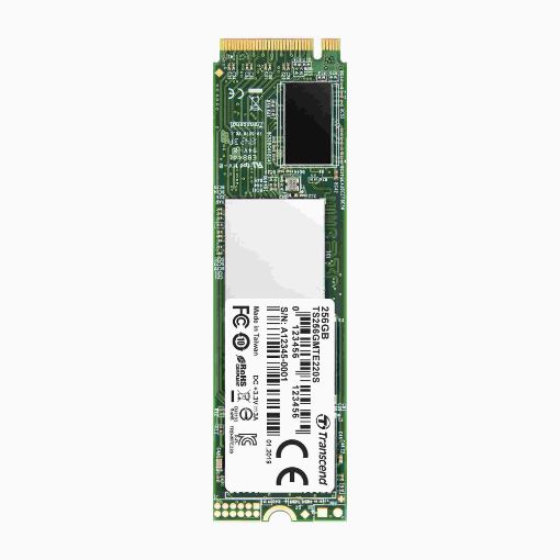 Obrázek TRANSCEND SSD 220S 256GB, M.2 2280, PCIe Gen3x4, NVMe, M-Key, 3D TLC, with Dram