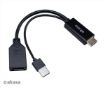 Obrázek AKASA kabel  redukce HDMI na DisplayPort, with USB power cable 4K@60Hz, 25cm