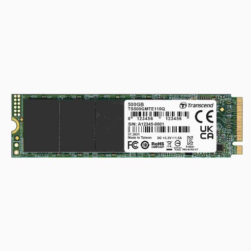 Obrázek TRANSCEND SSD 110Q 500GB, M.2 2280, PCIe Gen3x4, NVMe, M-Key, QLC, DRAM-less