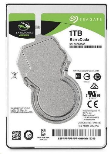 Obrázek SEAGATE HDD 1TB BARRACUDA PRO, 2.5", SATAIII, 7200 RPM, Cache 128MB