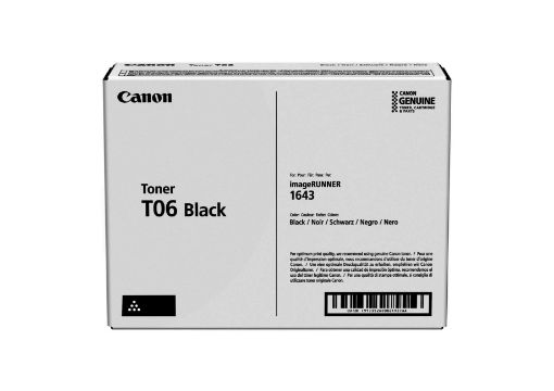 Obrázek CANON toner T06 BK černý pro iR 1643 (20 500 str.)