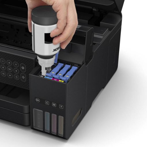 Obrázek EPSON tiskárna ink EcoTank L6270, 3v1, A4, 1200x4800dpi, 33ppm, USB, Wi-Fi, LAN, 3 roky záruka po reg.