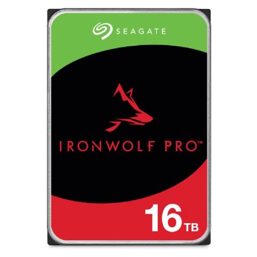 Obrázek SEAGATE HDD 16TB IRONWOLF PRO (NAS), 3.5", SATAIII, 7200 RPM, Cache 256MB