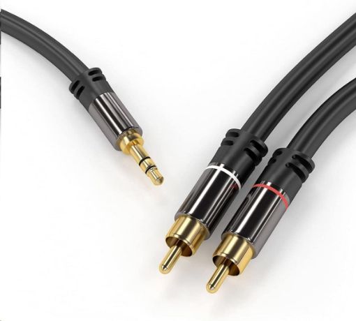 Obrázek PREMIUMCORD kabel, Jack 3.5mm-2xCINCH M/M 3m