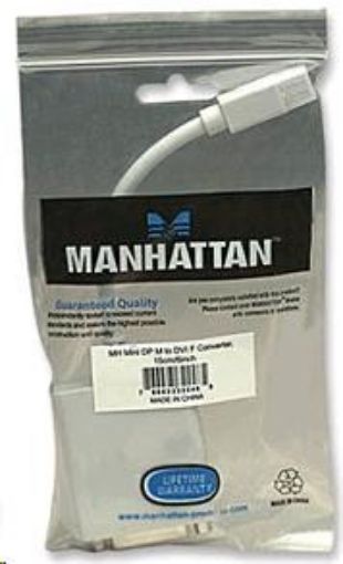 Obrázek MANHATTAN Adaptér Mini DisplayPort - DVI (DVI-I, dual link)