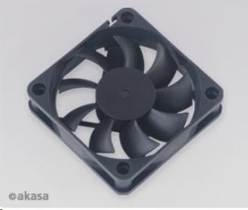 Obrázek AKASA ventilátor AK-6015MS, 60 x 15mm, zapouzdřené ložisko, black