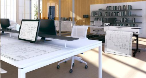 Obrázek EPSON tiskárna ink SureColor SC-T3100N , 4ink, 2400x1200 dpi, A3+ , USB 3.0 ,LAN ,WIFI