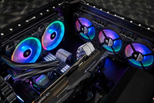 Obrázek CORSAIR ventilátor LL Series, LL140 RGB, 140mm Dual Light Loop RGB LED PWM Fan, Single Pack