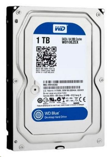 Obrázek WD BLUE WD10EZEX 1TB SATA/600 64MB cache 7200 ot., CMR