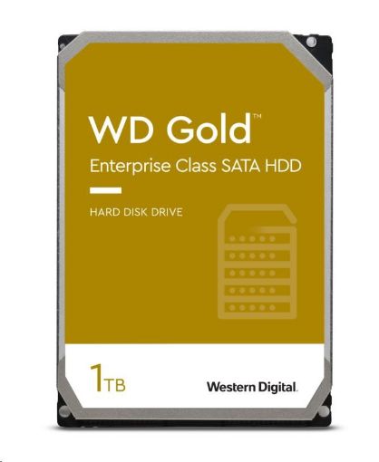 Obrázek WD GOLD WD1005FBYZ 1TB SATA/ 6Gb/s 128MB cache 7200 ot., CMR, Enterprise