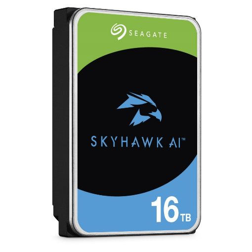 Obrázek SEAGATE HDD 16TB SKYHAWK AI, 3.5", SATAIII, 7200 RPM, Cache 256MB