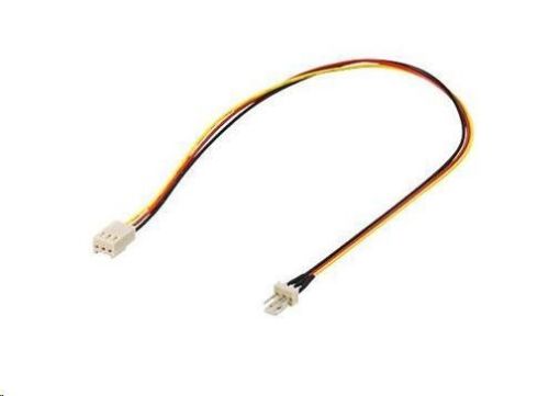 Obrázek PREMIUMCORD Prodlužovací kabel k ventilátoru 3pin samec - 3pin samice , 30cm