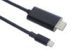 Obrázek PremiumCord kabel USB-C na HDMI 2m rozlišení 4K*2K@60Hz FULL HD 1080p