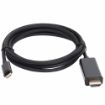 Obrázek PremiumCord kabel USB-C na HDMI 2m rozlišení 4K*2K@60Hz FULL HD 1080p