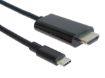 Obrázek PremiumCord kabel USB-C na HDMI 2m rozlišení 4K*2K@60Hz FULL HD 1080p