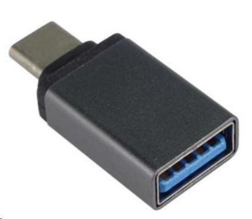 Obrázek PREMIUMCORD Adapter USB 3.1 C/male - USB 3.0 A/female, metal grey, OTG