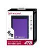 Obrázek TRANSCEND externí HDD USB 3.1 StoreJet 25H3P, 4TB, Purple (nárazuvzdorný)