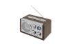 Obrázek Orava RR-29 A rádio, 1 x 3,5W, AM / FM rádio, USB, AUX vstup, SD karta, hnědá / stříbrná