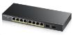 Obrázek Zyxel GS1900-10HP v2 10-port Desktop Gigabit Web Smart PoE Switch, 8x gigabit PoE RJ45, 2x SFP, 70W PoE budget, fanless